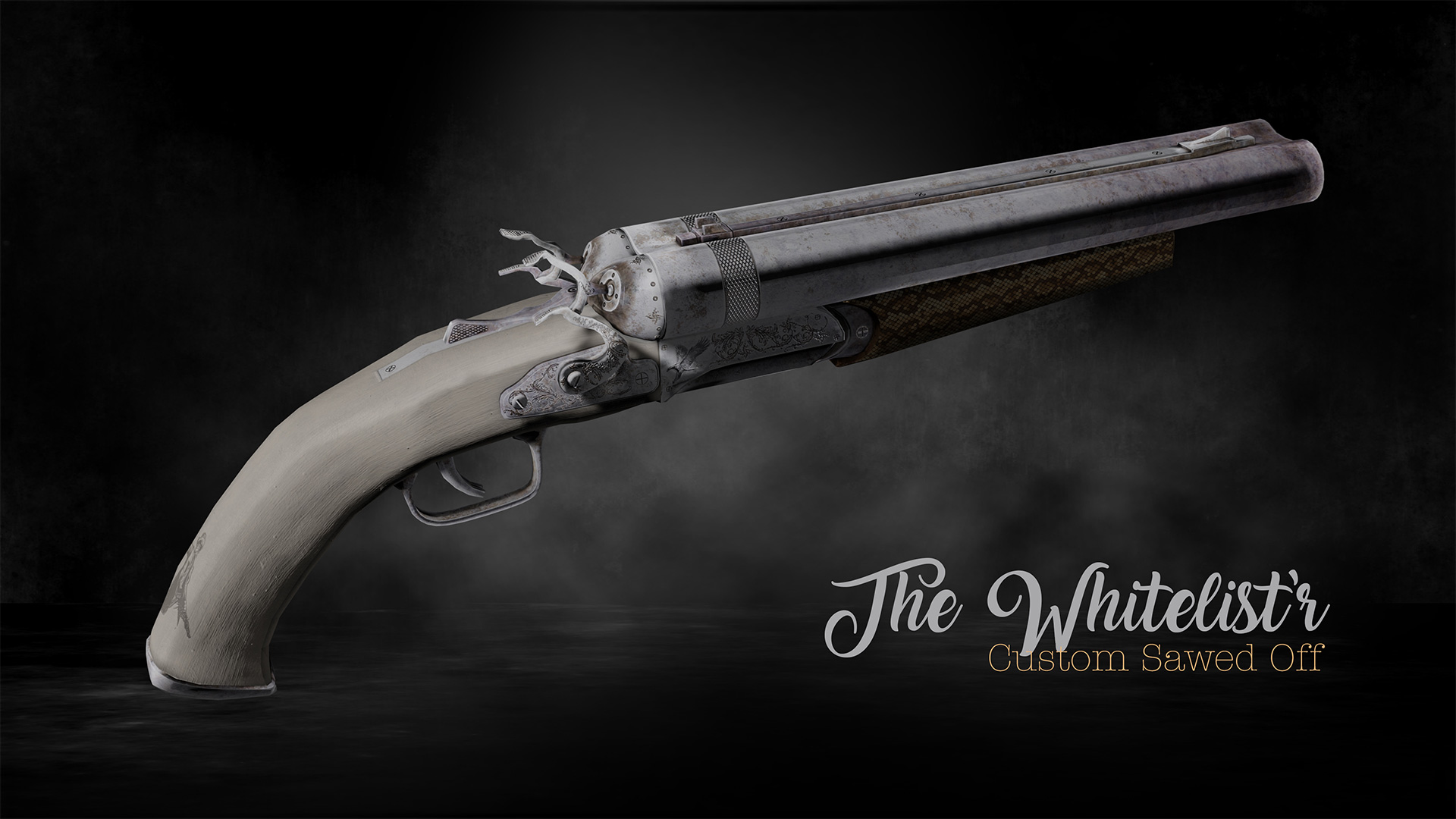 The Whitelist'r, a custom sawed-off shotgun